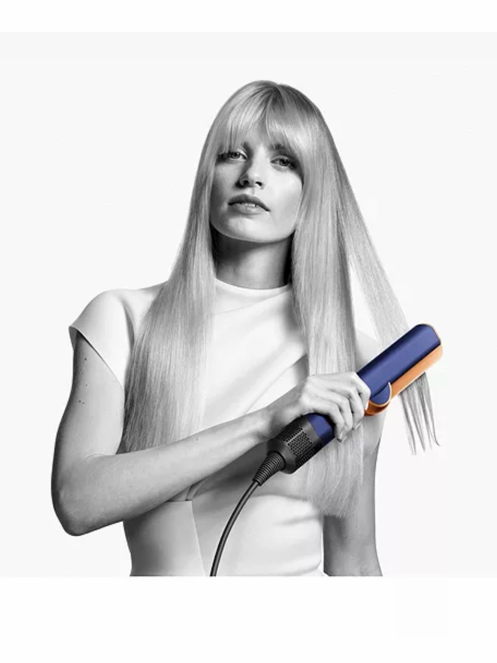 Dyson Hair Straightener in Blue with Gold Accents - Picture 2 of 3